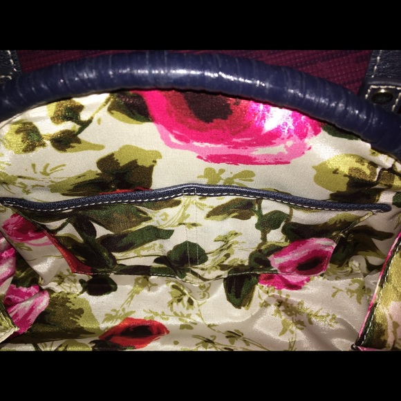 NWOT Kate Spade New York Straw Wicker Blue Bag - Picture 6 of 6